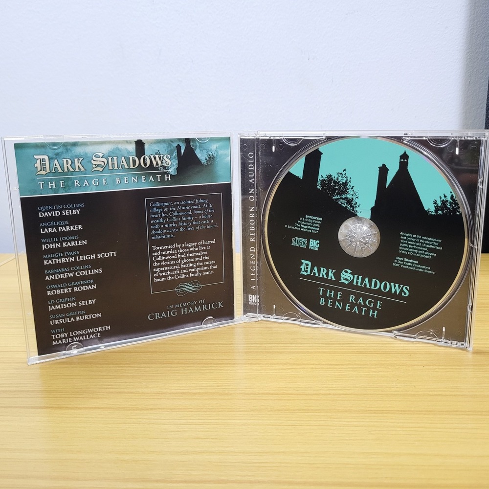 Dark Shadows The Rage Beneath CD Audiobook Signed David Selby 2007 - Picture 4 of 5